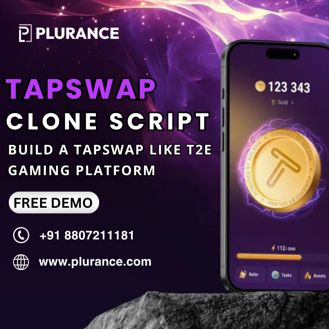 Plurance's Tapswap Clone Script - For Launching Your T2E Platform